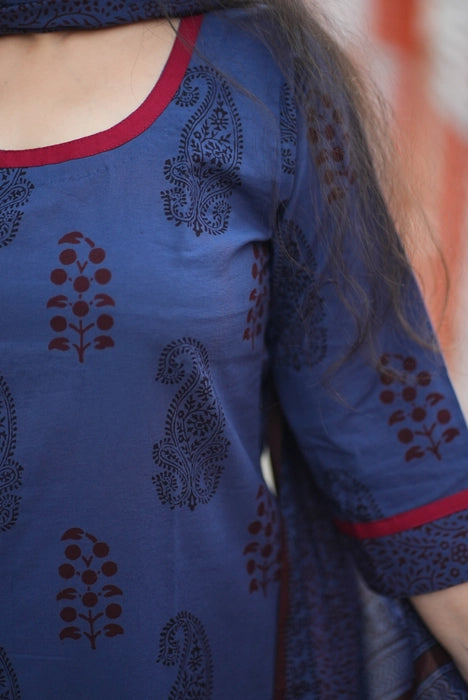 BAGH PRINTED KURTA DUPATTA SET PRAKRITI
