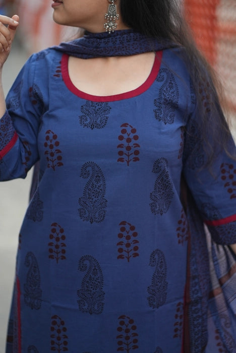 BAGH PRINTED KURTA DUPATTA SET PRAKRITI