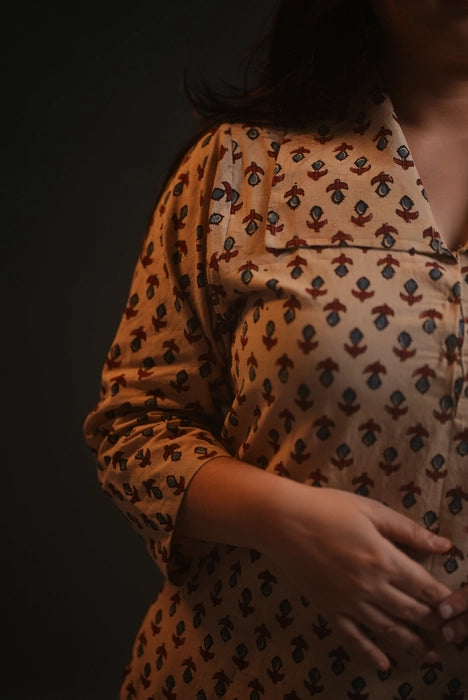 SUBARNA REKHA AJRAKH KURTA